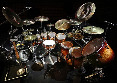 Image That Shows the Complete View of Drum Kit.