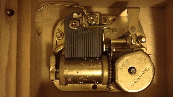 Image That Shows the Mechanism of Musical Box.